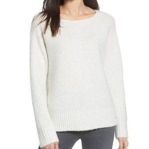 CHELSEA28 Rib Metallic Sweater
